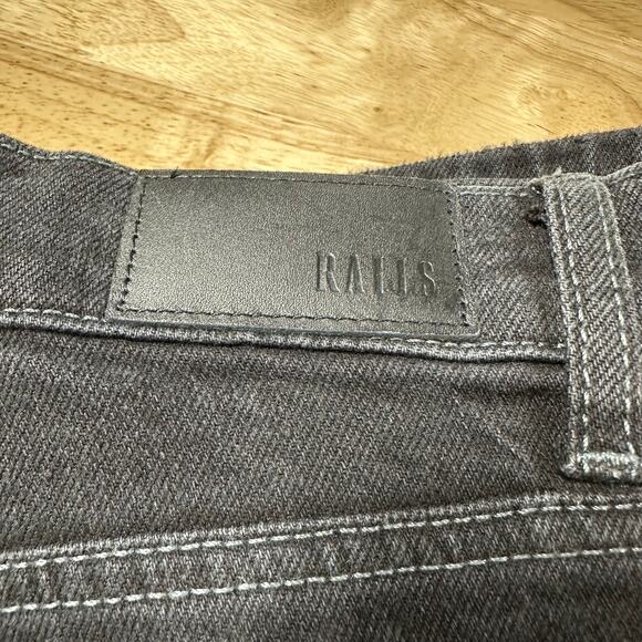 Rails NWT The Topanga High Waist Straight Leg Jeans in Tarmac Black Size 29 - Picture 5 of 12